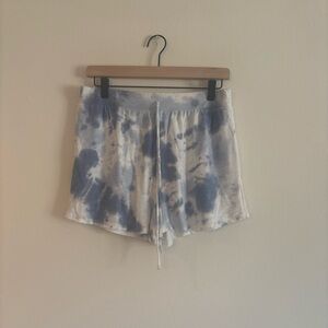 Kittenish To Dye For Blue Shorts Set-NWWT